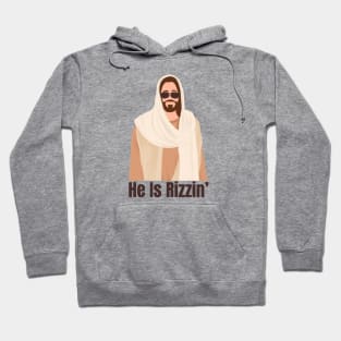 He Is Rizzin Funny Easter Hoodie